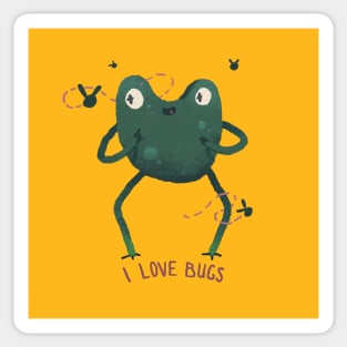 I LOVE BUGS Sticker